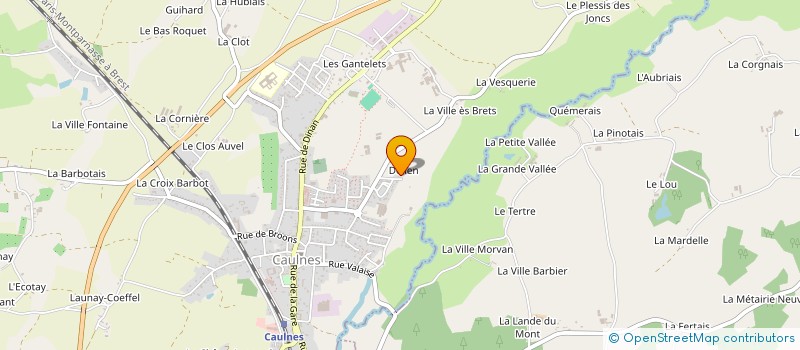 localisation de l'entreprise EARL DE DELIEN à CAULNES