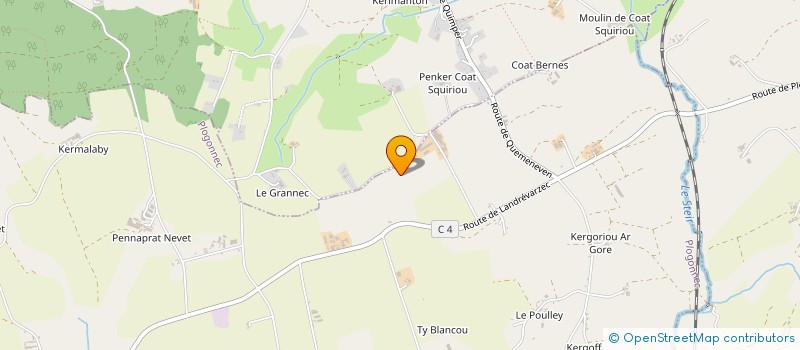 localisation de l'entreprise EARL DE DIDROUZ ATAO à PLOGONNEC