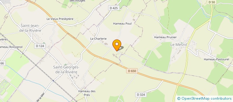 localisation de l'entreprise EARL DE DODEVILLE à SAINT-GEORGES-DE-LA-RIVIERE