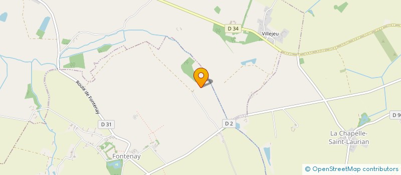 localisation de l'entreprise EARL DE DOUHAULT à FONTENAY