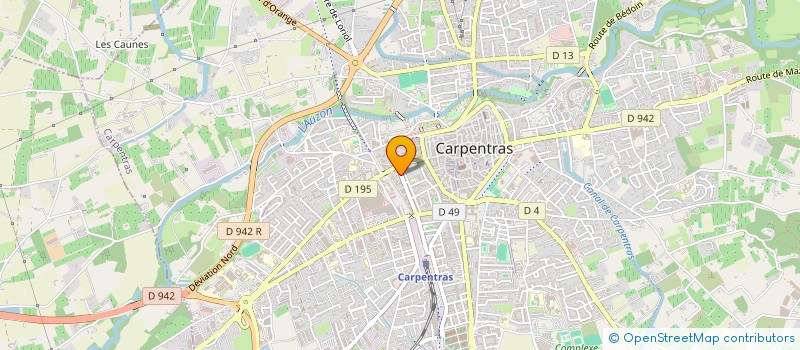 localisation de l'entreprise EARL DE FANCY  CARPENTRAS