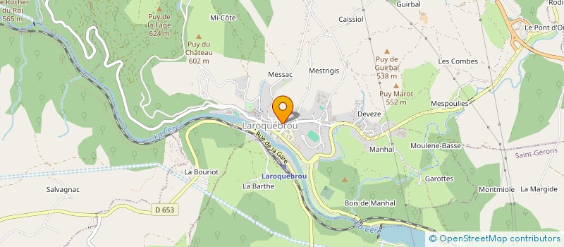 localisation de l'entreprise EARL DE FARGUES à CROS-DE-MONTVERT
