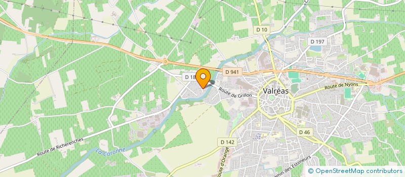 localisation de l'entreprise EARL DE FONT AURELLE à VALREAS