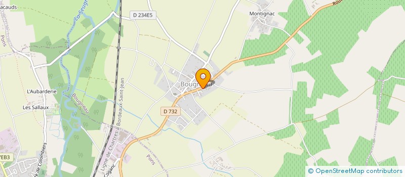 localisation de l'entreprise EARL DE FONT ROUSSE  BOUGNEAU