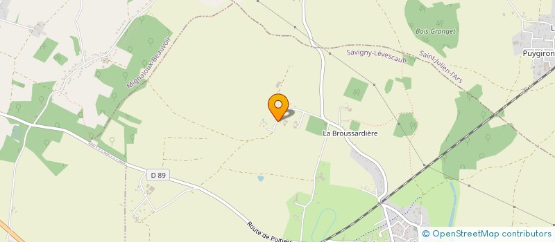 localisation de l'entreprise EARL DE FONTAINE  SAVIGNY-LEVESCAULT