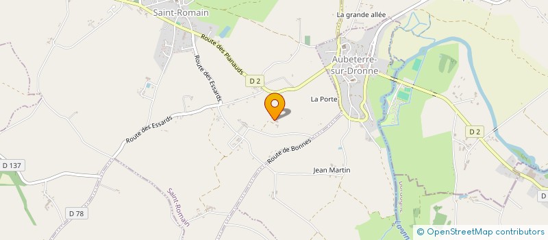 localisation de l'entreprise EARL DE FOUGASSOU à SAINT-ROMAIN