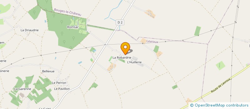 localisation de l'entreprise EARL DE FOUGEROLLES à VILLEGONGIS