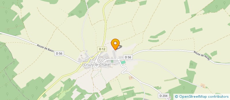 localisation de l'entreprise EARL DE FRANLIEU  CRUZY-LE-CHATEL