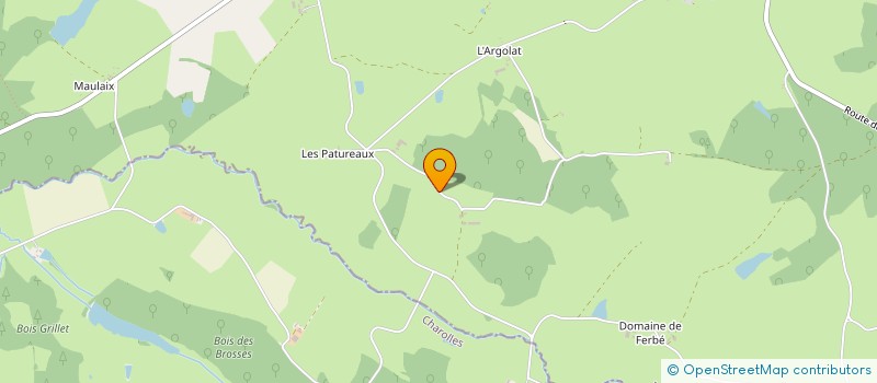 localisation de l'entreprise EARL DE FREDEFOND à LA NOCLE-MAULAIX