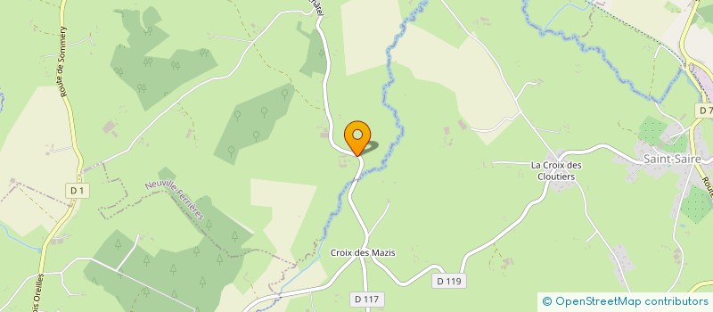 localisation de l'entreprise EARL DE FRIE MARY  NEUVILLE-FERRIERES