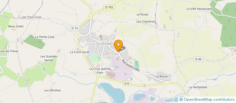 localisation de l'entreprise EARL DE FROLIN à LE MENE