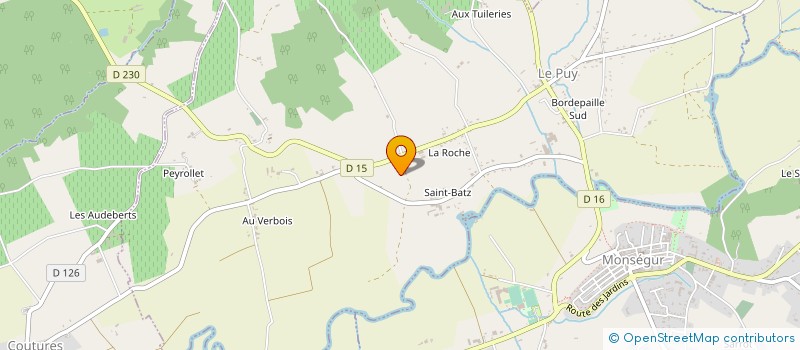 localisation de l'entreprise EARL DE GALAHAUT à LE PUY