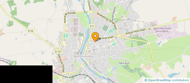 localisation de l'entreprise EARL DE GALVESSE à MONTMORILLON