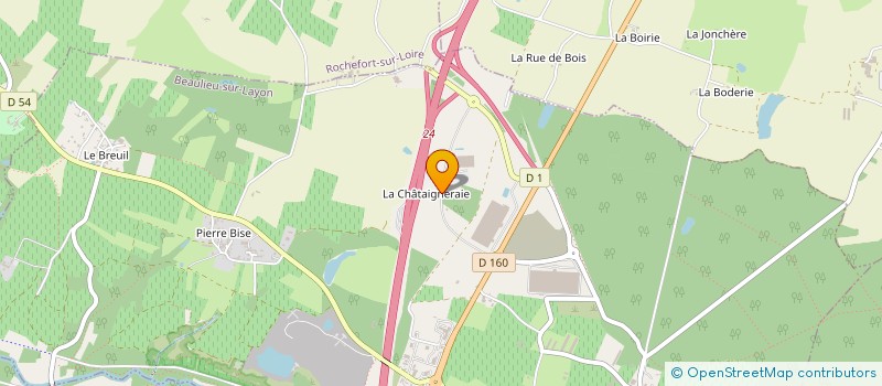 localisation de l'entreprise EARL DE GEVRISE à CHEMILLE-EN-ANJOU