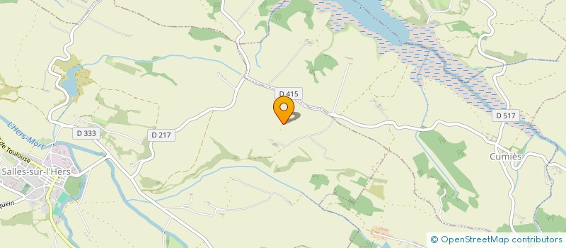 localisation de l'entreprise EARL DE GINESTE à SALLES-SUR-L'HERS