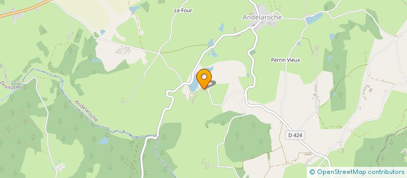 localisation de l'entreprise EARL DE GLENNET HAUT à ANDELAROCHE