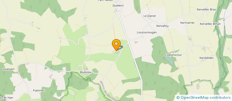 localisation de l'entreprise EARL DE GOAREM POULDU à PLOURIN-LES-MORLAIX