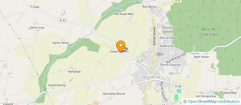 localisation de l'entreprise EARL DE GOAS PREN à BOURBRIAC
