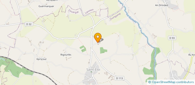 localisation de l'entreprise EARL DE GOASILINO à LOUARGAT