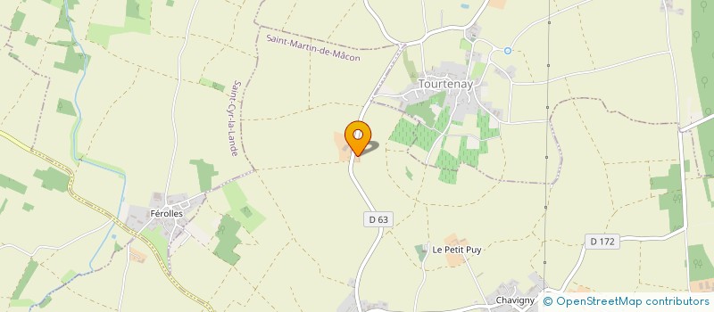 localisation de l'entreprise EARL DE GRAND'HOMME  SAINT-MARTIN-DE-MACON