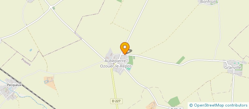 localisation de l'entreprise EARL DE GRANDCHAMP à AUBEPIERRE-OZOUER-LE-REPOS