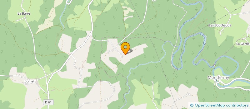 localisation de l'entreprise EARL DE GRANDVAL à MAZAYE