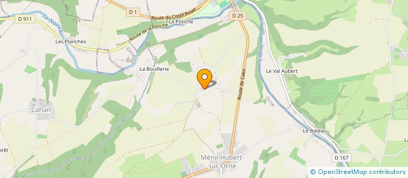 localisation de l'entreprise EARL DE GRIGNON à MENIL HUBERT SUR ORNE
