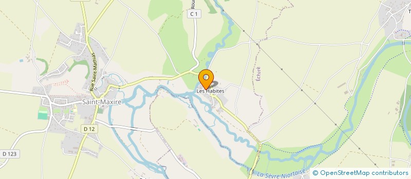 localisation de l'entreprise EARL DE GUINEGRAND à ECHIRE