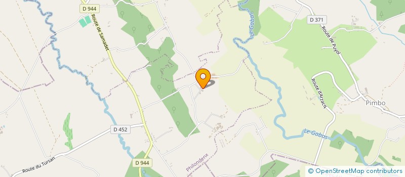 localisation de l'entreprise EARL DE HEOUGA à PHILONDENX