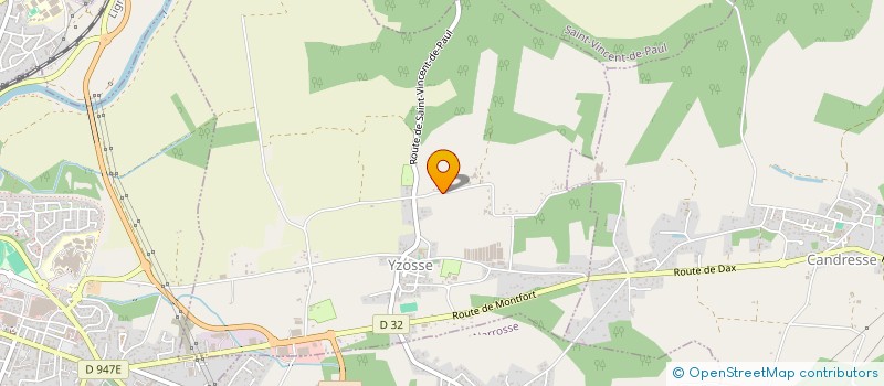 localisation de l'entreprise EARL DE HOUDI  YZOSSE