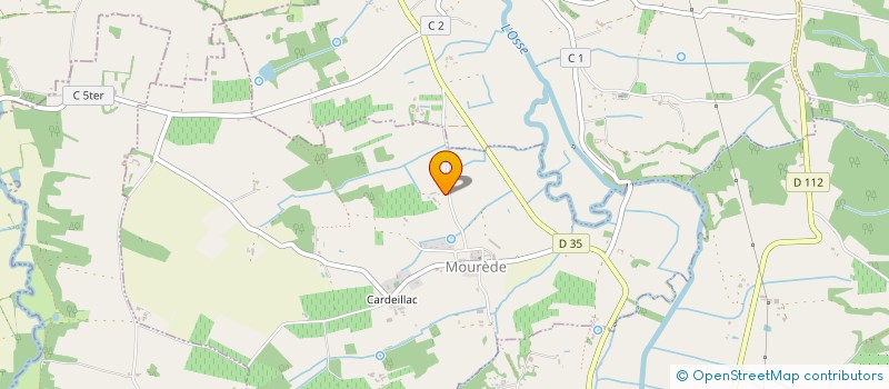 localisation de l'entreprise EARL DE HOURTIN  MOUREDE