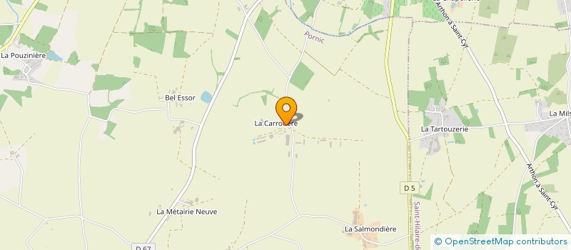 localisation de l'entreprise EARL DE JADE à PORNIC