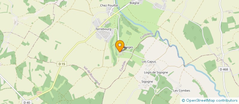 localisation de l'entreprise EARL DE JECY à VAL-DE-BONNIEURE