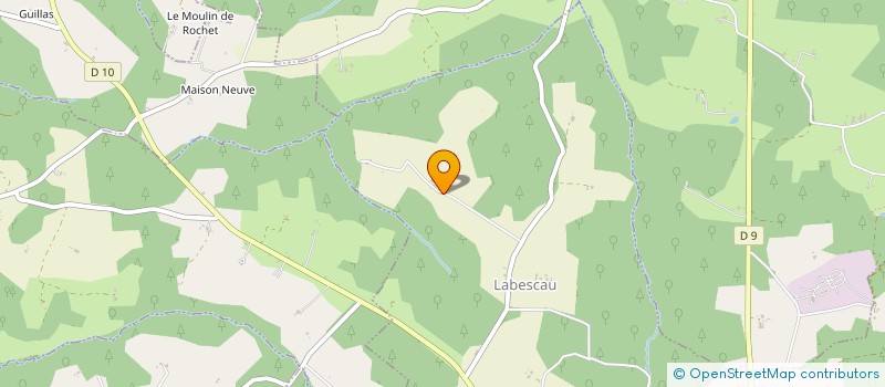 localisation de l'entreprise EARL DE JOUANNON  LABESCAU