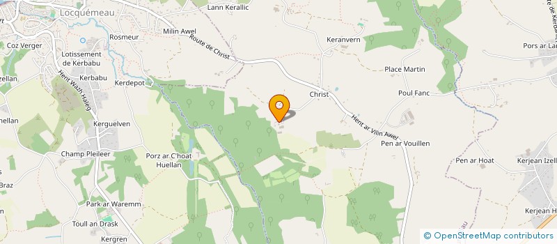 localisation de l'entreprise EARL DE KERANGOULAS à PLOUMILLIAU