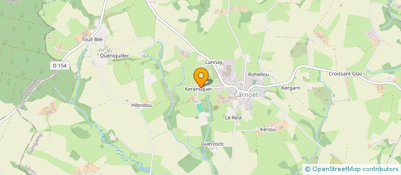 localisation de l'entreprise EARL DE KERANSQUER à CARNOET