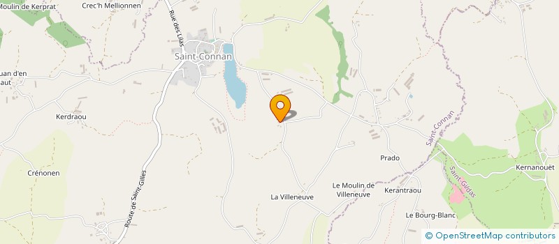localisation de l'entreprise EARL DE KERDANIEL à SAINT-CONNAN