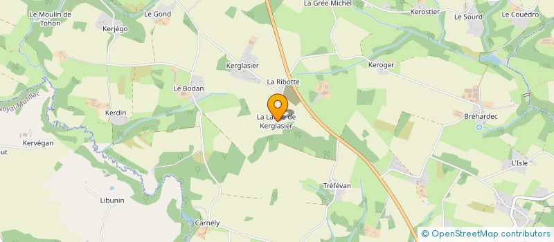 localisation de l'entreprise EARL DE KERGLASIER à QUESTEMBERT