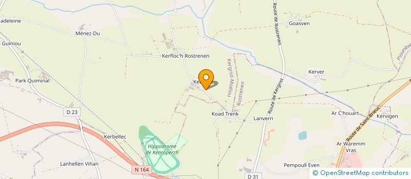 localisation de l'entreprise EARL DE KERGREIS à KERGRIST-MOELOU