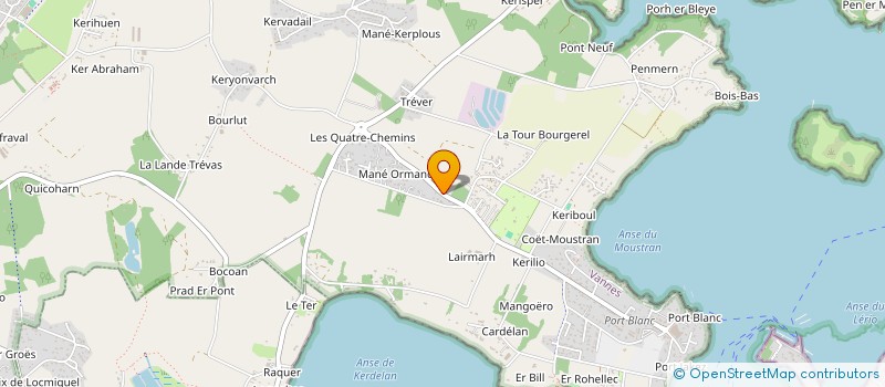 localisation de l'entreprise EARL DE KERILIO à BADEN