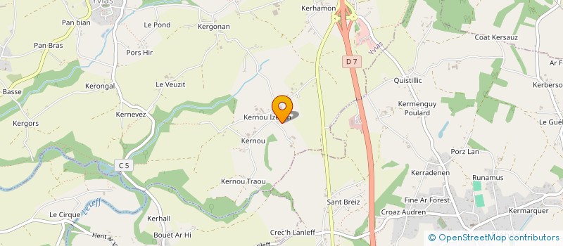 localisation de l'entreprise EARL DE KERIMANTON à YVIAS