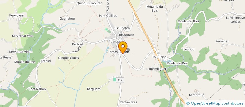 localisation de l'entreprise EARL DE KERLAP à GOURIN