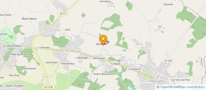 localisation de l'entreprise EARL DE KERLEGO à PLUMERGAT