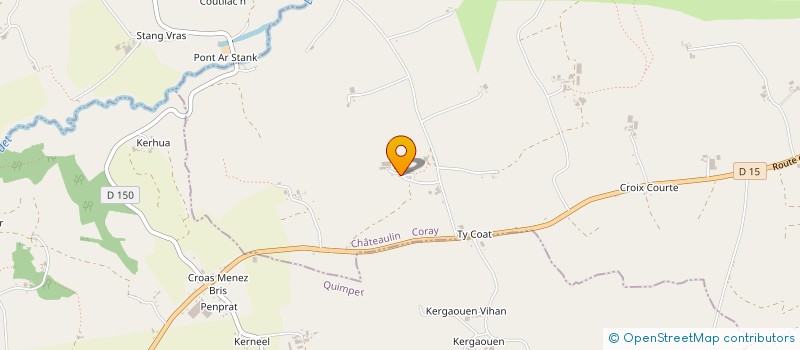 localisation de l'entreprise EARL DE KERLEO  CORAY