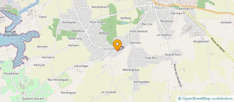 localisation de l'entreprise EARL DE KERLEOGUY à TREGUNC