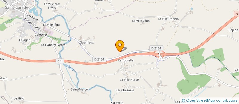localisation de l'entreprise EARL DE KERLOIC à LOUDEAC