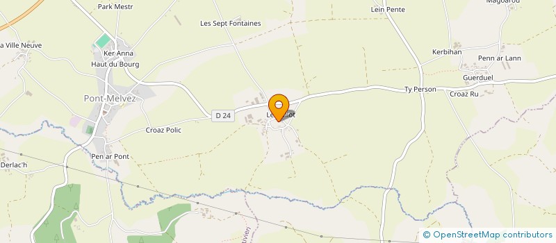 localisation de l'entreprise EARL DE KERMARC à BOURBRIAC