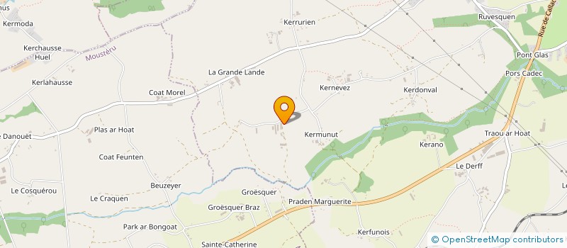localisation de l'entreprise EARL DE KERMOAL à GRACES