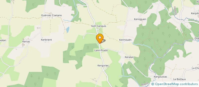 localisation de l'entreprise EARL DE KERMOISAN à QUISTINIC