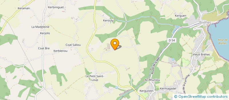 localisation de l'entreprise EARL DE KERNARHANT à PLOUEZEC